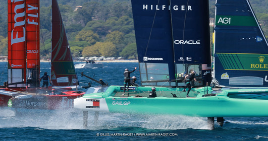 10 09 2025, Saint-Tropez,(FRA), Rockwool SailGP France Saint-Tropez, Race Day 1