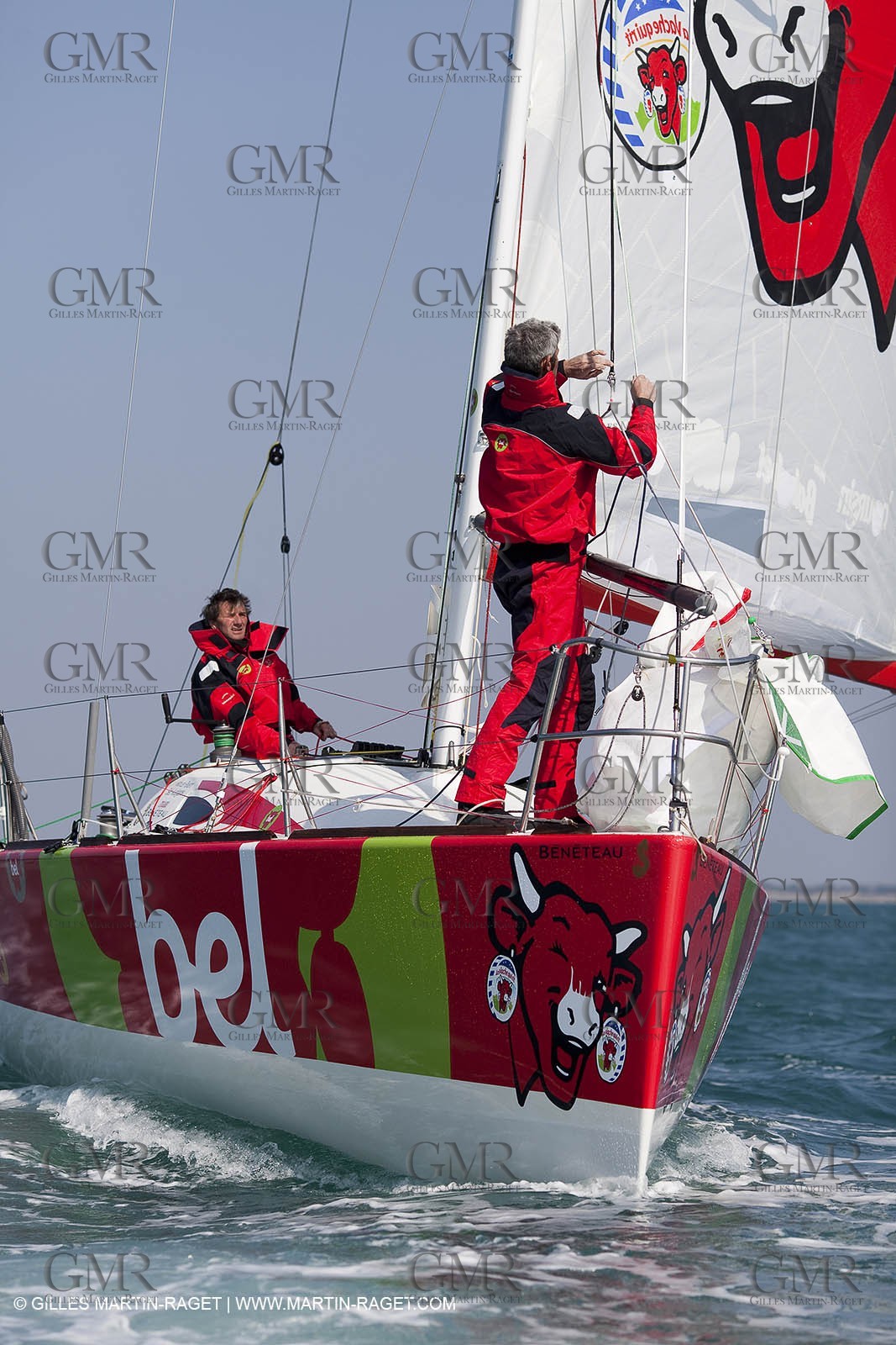 13 03 2010 -  La Grande Motte   Port Camargue (FRA) - Groupe Bel - Kito de Pavant   Sebastien Audigane training for Transat AG2R