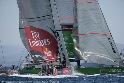 14 05 2007-Valencia (Spain)- 32nd America's Cup - Louis Vuitton Cup - Semi-final - Day 1 - BMW ORACLE racing