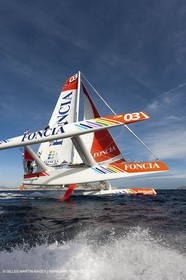 27 09 2012 - Marseille (FRA,13) - Alpari World Match Race Tour - Match Race France 2012 - Day 3 - Quarter finals - Matc Racing specialists sail on Foncia