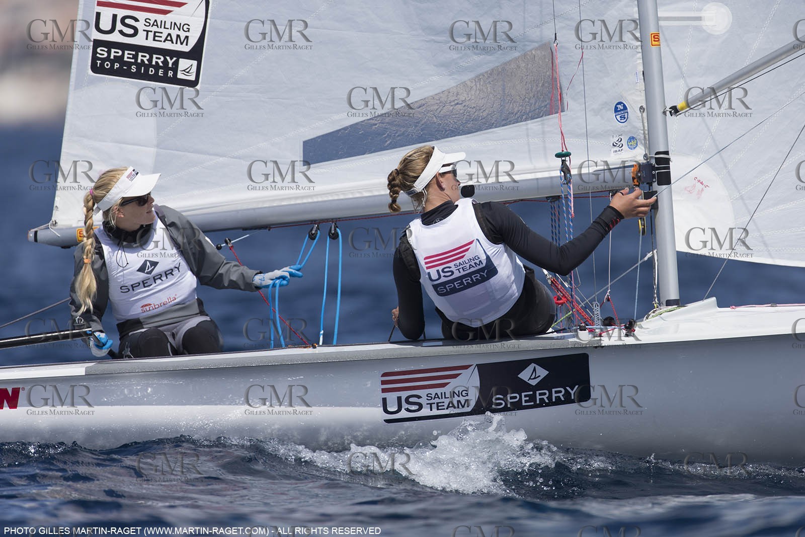 10 04 2015, Marseille (FRA), Yachting Club de la Pointe Rouge - Coupe Internationale de Printemps des 470, Day 3