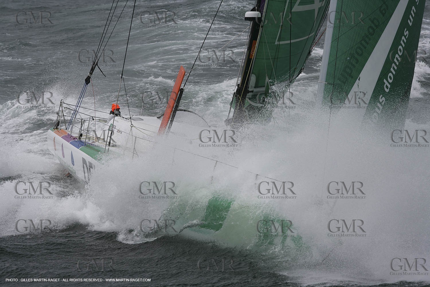 21 06 2007 - Bell Ile en mer (South Britanny, France) - IMOCA Monohulls - Delta Dore (Jeremie Beyou) sea trials