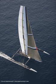 20 11 2009 - San Diego (USA, CA) - 33rd America's Cup - BMW ORACLE Racing - Wing trials, Day 7