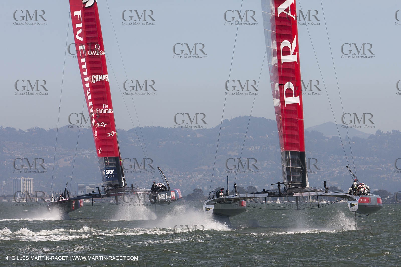 24 08 2013 - San Francisco (USA,CA) - 34th America's Cup - Louis Vuitton Cup Final, Day 6, Emirates Team New Zealand Vs Luna Rossa