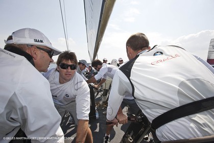 19 05 2010 - La Maddalena (ITA, Sardinia) Louis Vuitton Trophy - BMW ORACLE Racing - Training