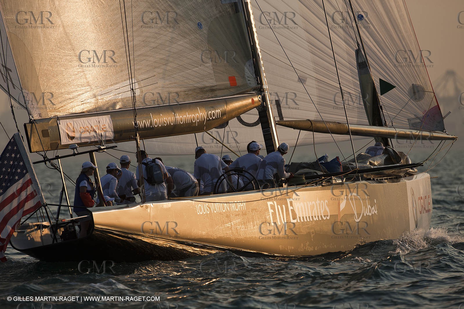 22 11 2010 - Dubai (UAE) - Dubai Louis Vuitton Trophy -  Round 2 - BMW ORACLE Racing Vs Emirates Team New Zealand