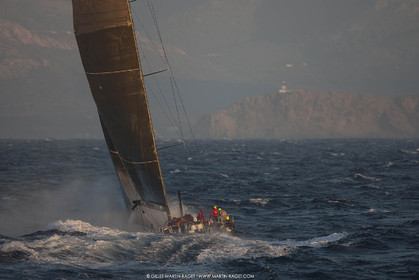 09 10 2017, Calvi (FRA,20), VOR 70 Babsy, Tentative de record autour de la Corse à la voile, skipper Franck Cammas