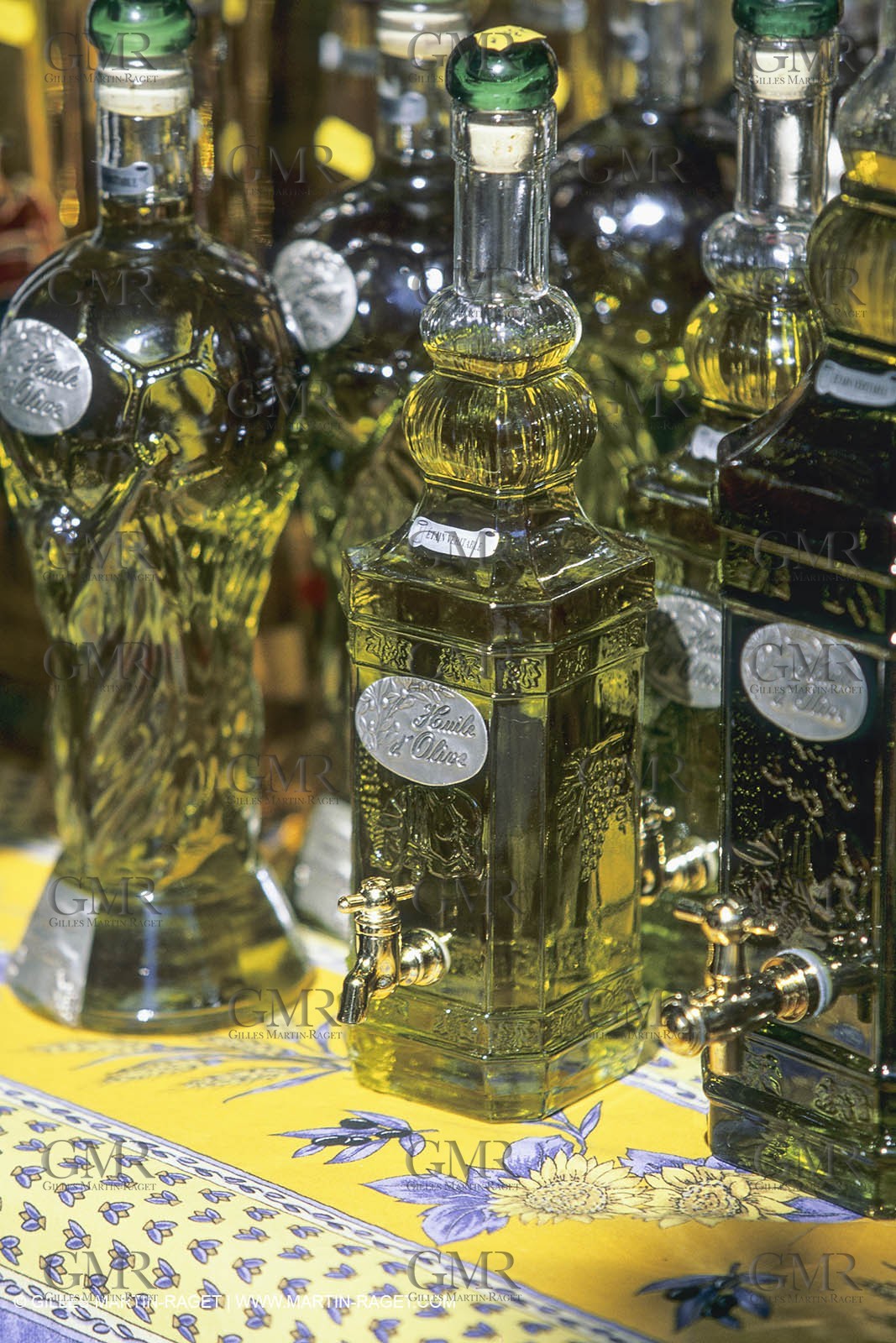 France, Provence, Alpilles, AOC Vallée des Baux, olive trees fields, olive oil production