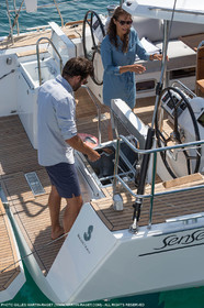 27 08 2016, Camaret-sur-mer (FRA,29), Chantier Bénéteau, Sense 57