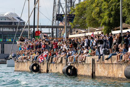 19 10 2024, Barcelona (ESP), Louis Vuitton 37th America's Cup, Final Match, Race Day 6, Dock out