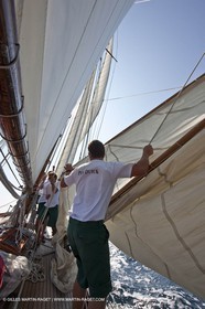23 09 2009 - Cannes (FRA,83) - Régates Royales - A bord Pen duick