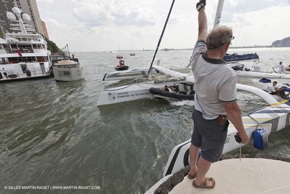 03 07 2012 - New York (USA, NY) -Krys Ocean Race prologuie - arrivée à New York