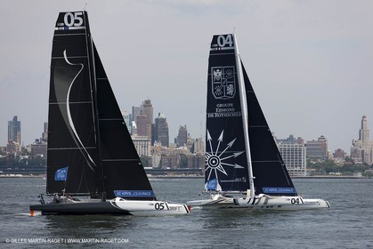 05 07 2012 - New York (USA) - Ocean Krys Race - Speed runs in fornt of NY city