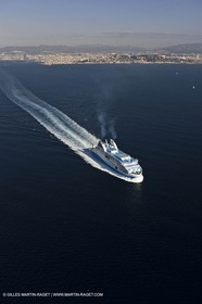 14 01 2012 - Marseille (FRA,13) - La Meridionale shipping company - the Piana off Marseille and the Calanques
