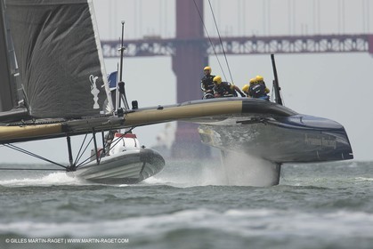 07 08 2013 - San Francisco (USA,CA) - 34th America's Cup - Louis Vuitton Cup - Semi-finals - Luna Rossa vs Artemis Racing - Race 2