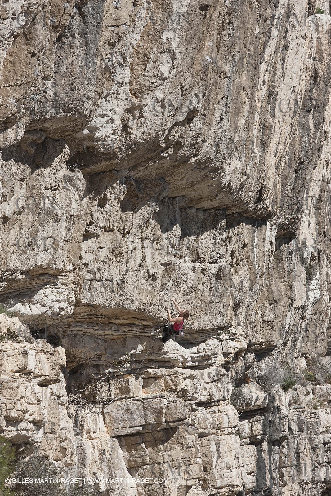 26 03 2009 - Marseille (FRA, 13) - Les Calanques - Sugiton - Les toits cliff