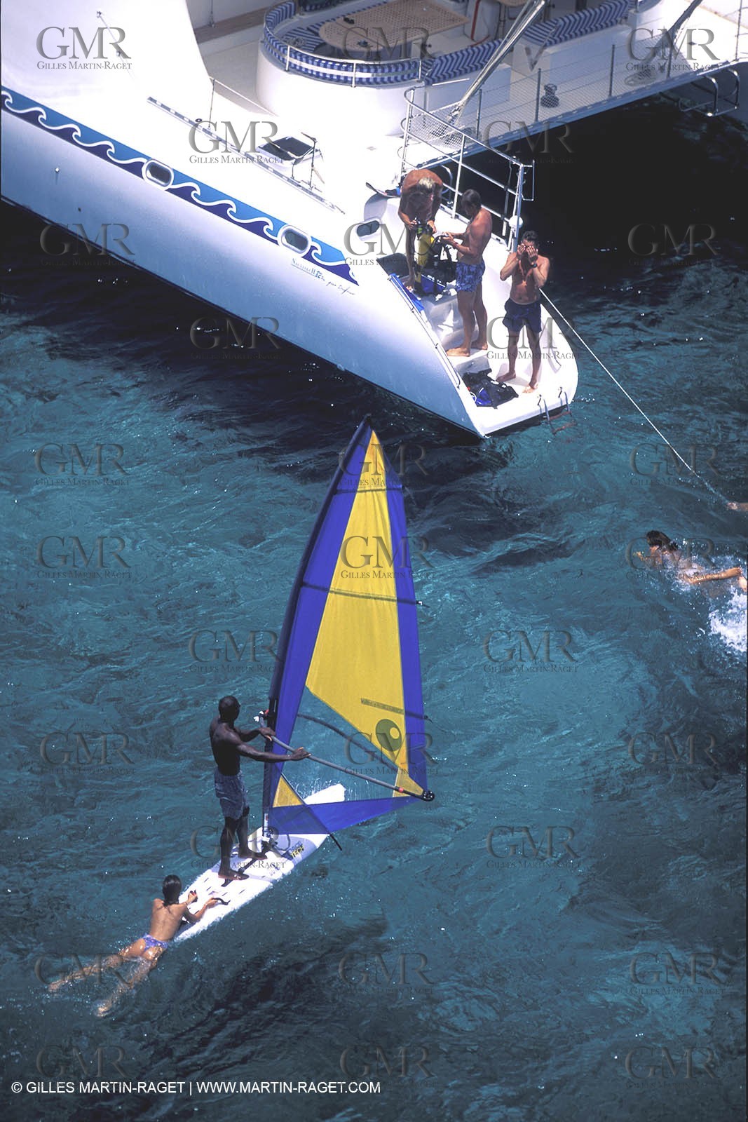 Cruising multihull mooring