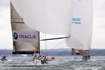 06 08 2010 - Cowes (UK, IOW) - The 1851 Cup -  BMW ORACLE Racing - Day 4