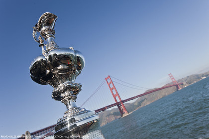 04 01 2011 - San Francisco (USA, CA) - 34th America's Cup - The America's Cup in San Francisco - Golden Gate Bridge