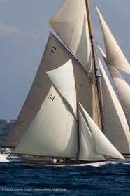 01 10 2006 - Saint Tropez (Fr) - Voiles de Saint Tropez 2006 - Arrivée de la Coupe du Yacht Club de France