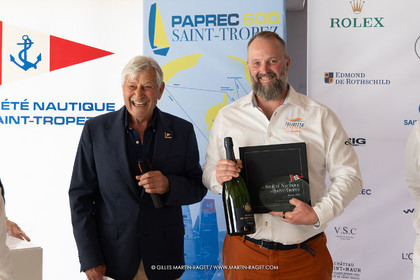 25 04 2026, Saint-Tropez (FRA, 83), Société Nautique de Saint-Tropez, Paprec 600 2026, remise des prix , TULIKETTU, Arto Linnervuo