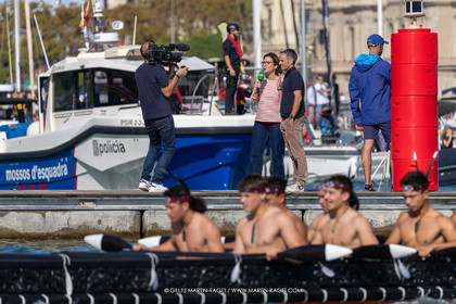 19 10 2024, Barcelona (ESP), Louis Vuitton 37th America's Cup, Final Match, Race Day 6, Dock out