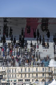 02 02 2013- Marseille (FRA,13) Inauguration de l'ombrière et du Vieux Port semi-piétonnier