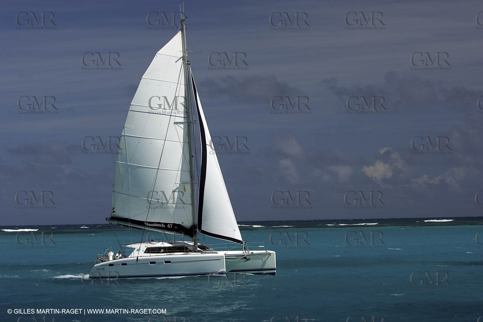 Cruising multihull sailing