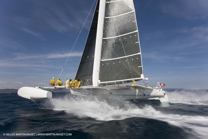 14 06 2008 - Toulon-Hyères (FRA,83) - 50 knots record attempt trials by l'Hydroptère