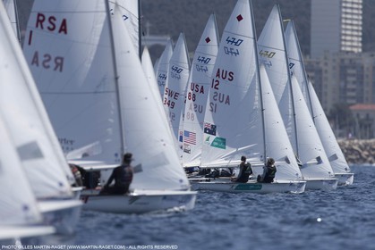 10 04 2015, Marseille (FRA), Yachting Club de la Pointe Rouge - Coupe Internationale de Printemps des 470, Day 3
