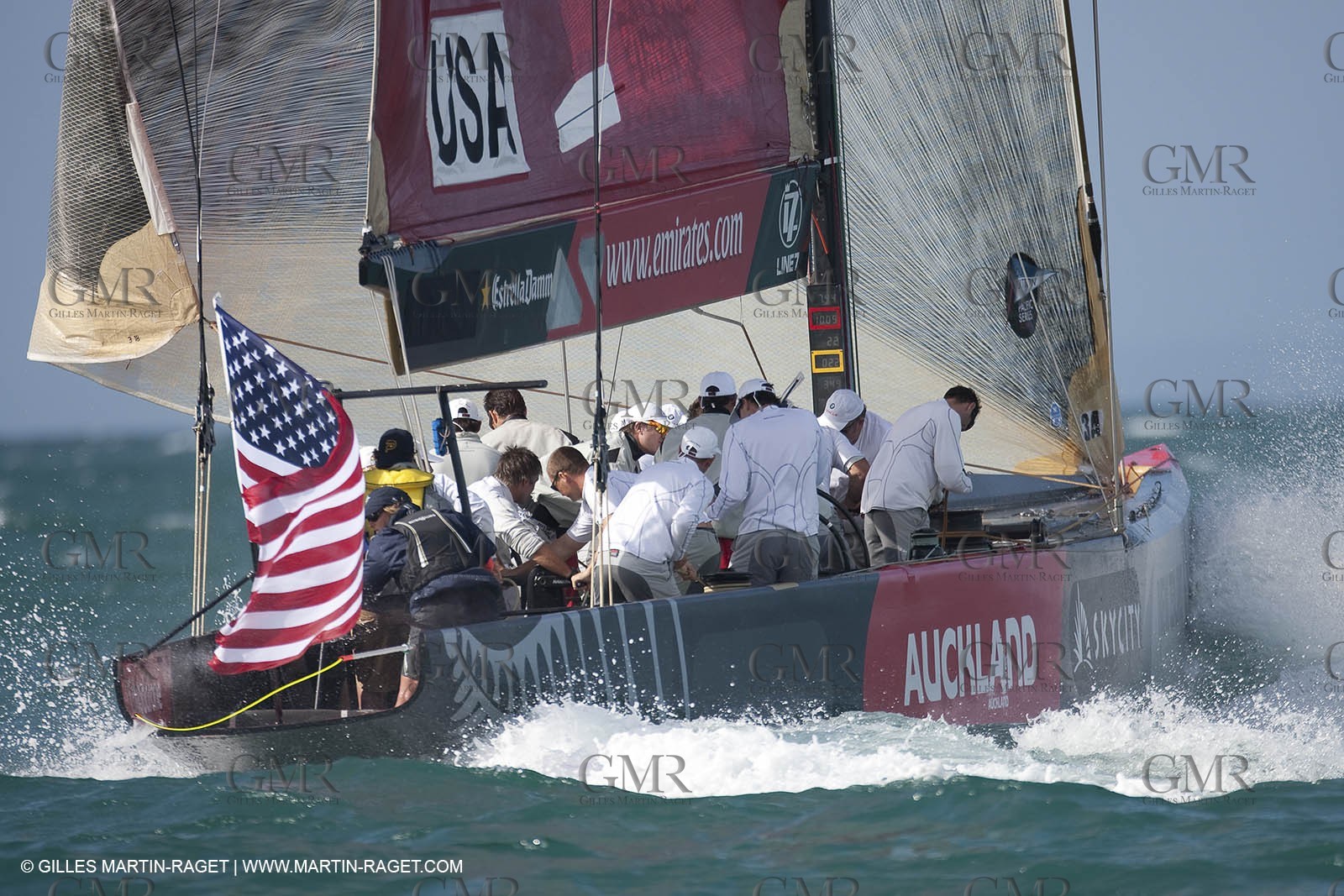05 02 2009 - Auckland (NZL) -  Louis Vuitton Pacific Series -  Racing Day 4 - Round Robin 2