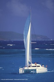 Cruising multihull sailing