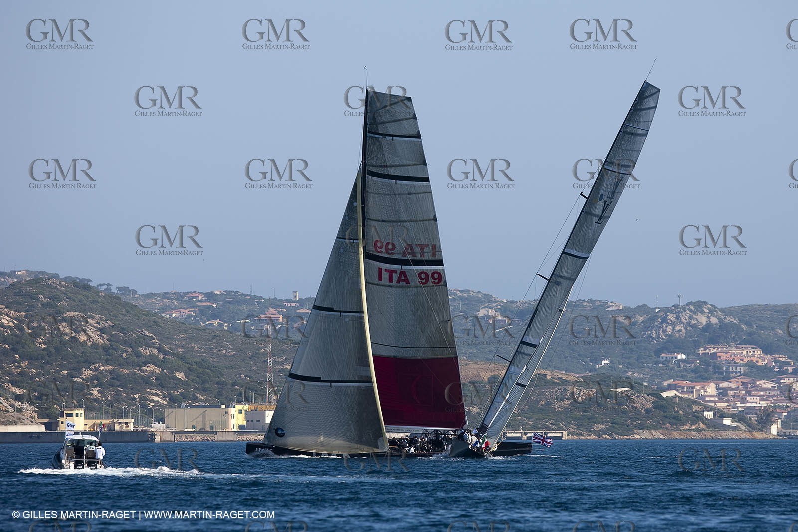 18 05 2010 - La Maddalena (ITA, Sardinia) Louis Vuitton Trophy - BMW ORACLE Racing - Training