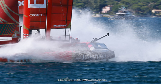 10 09 2025, Saint-Tropez,(FRA), Rockwool SailGP France Saint-Tropez, Race Day 1
