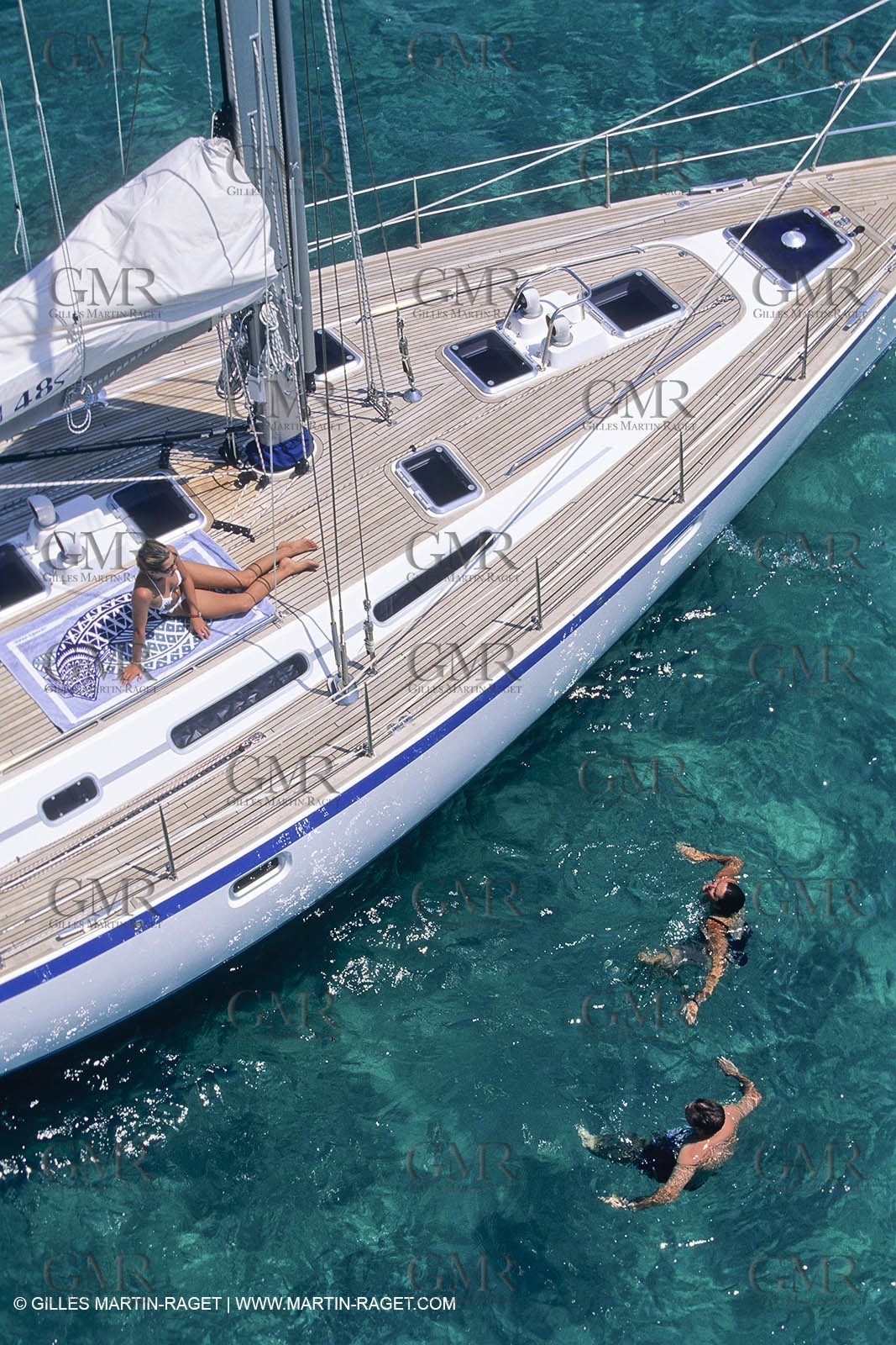 Sailing, cruising, people