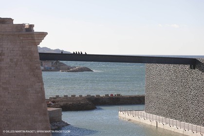 11 01 2013 - Marseille (FRA,13) - Marseille Provence 2013, Capitale européenne de la Culture, Ewplanade du J4, MUCEM et Villa Méditerrannée