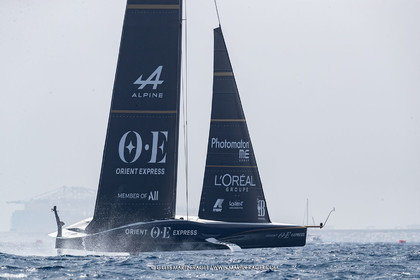 22 08 2024, Barcelona (ESP), Louis Vuitton 37th America's Cup, Louis Vuitton Preliminary Regatta, Race Day 1