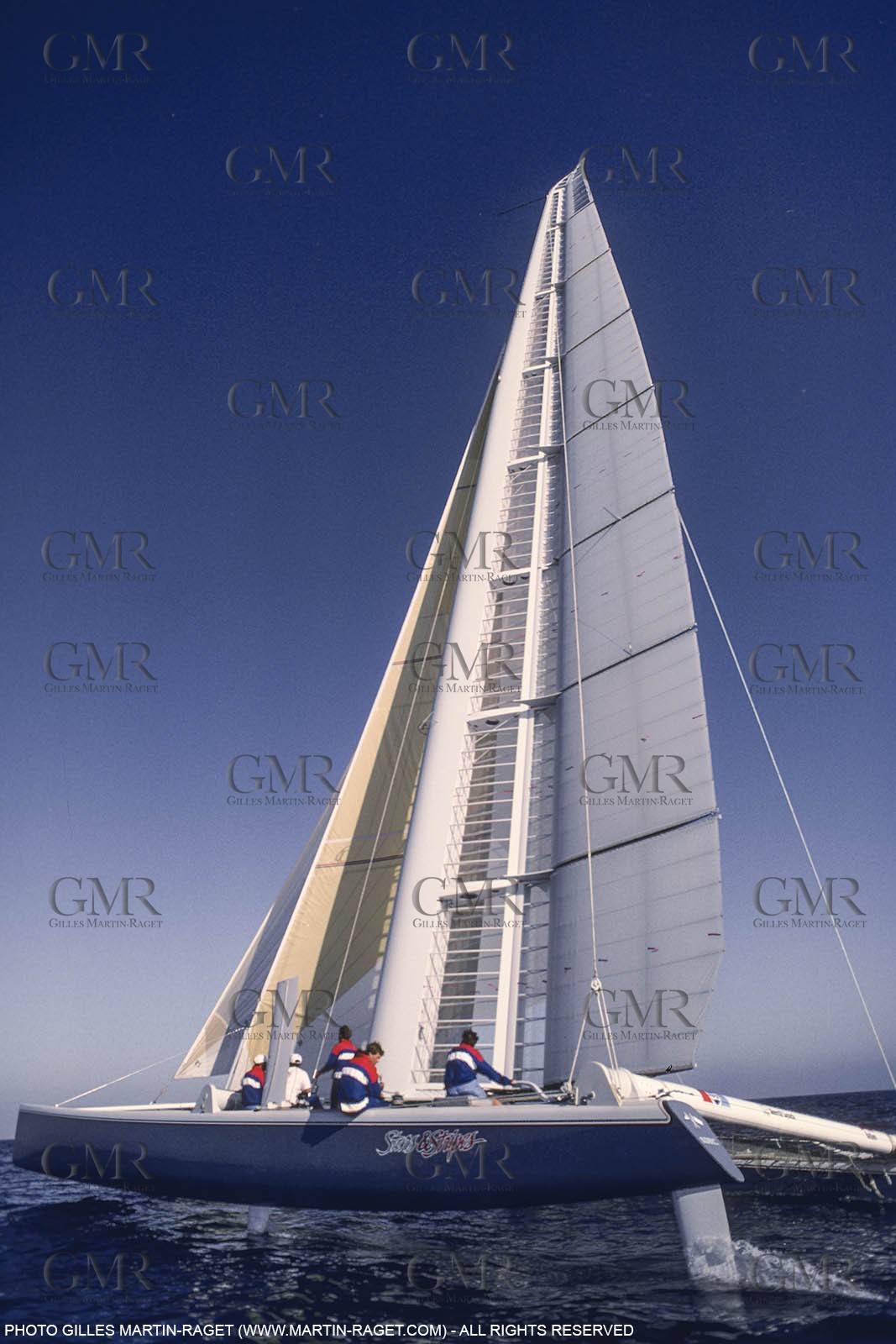 Sailing, Yacht Racing, America's Cup XXVII, San Diego (USA,CA) 1988, Stars & Stripes Vs New Zealand