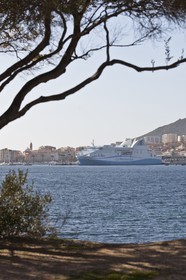 16 02 2012 - Ajaccio (FRA, Corse) -  La Méridionale shipping company- Piana at Ajaccio