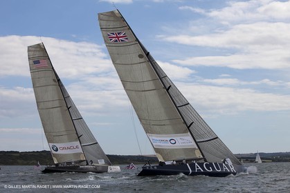 02 08 2010 - Cowes (UK, IOW) 1851 Cup -  BMW ORACLE Racing - Training Day.