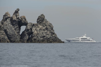 22 04 2015, Porquerolles Island (FRA,83), Heesen Yachts, M.Y. ASYA