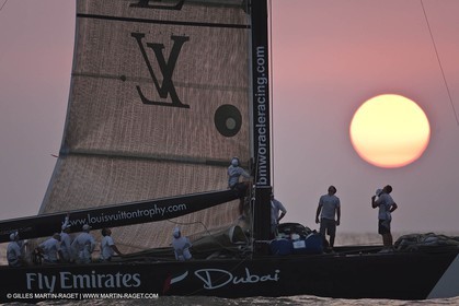 14 11 2010 - Dubai (UAE) - Dubai Louis Vuitton Trophy -  BMW ORACLE Racing - Training - Race Day 1