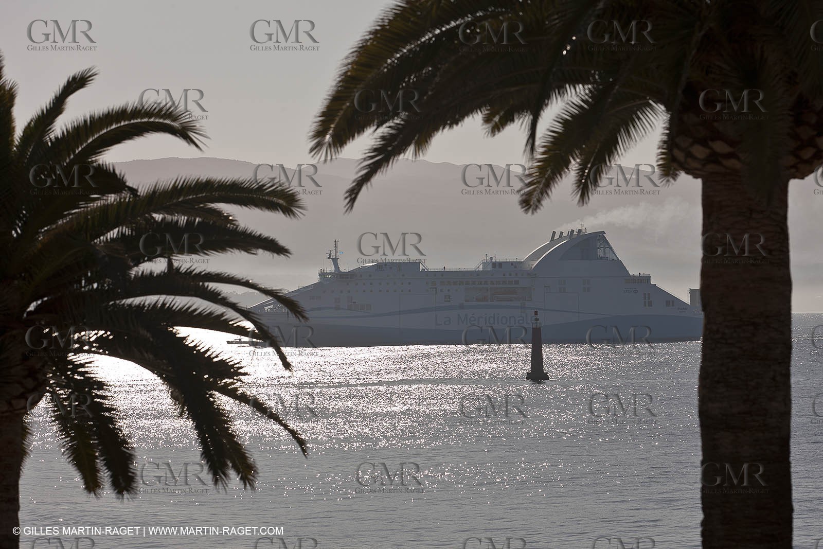 16 02 2012 - Ajaccio (FRA, Corse) -  La Méridionale shipping company- Piana at Ajaccio