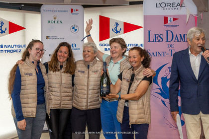 09 05 2026, Saint-Tropez (FRA, 83), Société Nautique de Saint-Tropez, Les Dames de Saint-Tropez 2026, Prizegiving