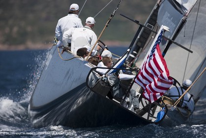 19 05 2010 - La Maddalena (ITA, Sardinia) Louis Vuitton Trophy - BMW ORACLE Racing - Training