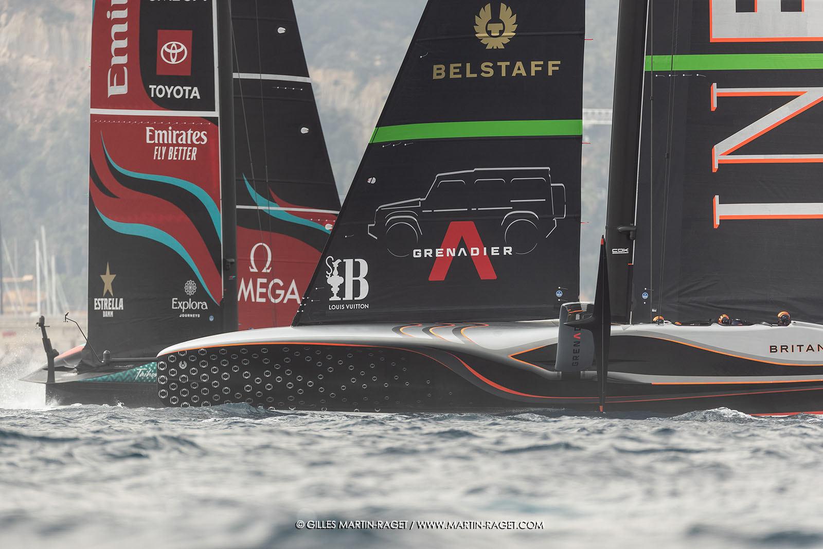 14 10 2024, Barcelona (ESP), Louis Vuitton 37th America's Cup, Final Match, Race Day 3, Raace 4