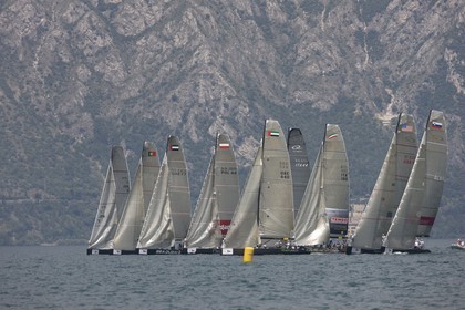 09 07 2008 - Malcesine (ITA, Lake Garda) - RC 44 World Championship - Malcesine SLAM Cup 08 - Day 1