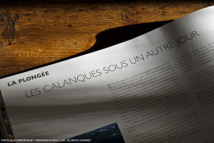 09 11 2010 - Marseille (FRA,13) - Photos du livre Calanques, si proches, si lointaines, Ed. Cres, Texte Juliette Lembot, Photos Gilles Martin-Raget