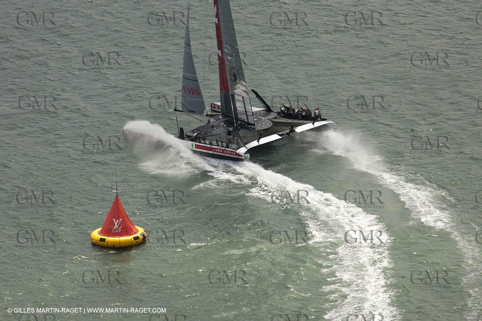 03 08 2013 - San Francisco (USA,CA) - 34th America's Cup - Louis Vuitton Cup - Semi-finals - Luna Rossa vs Artemis Racing - Race 1