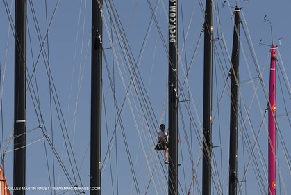 07 10 2014, Alicante (ESP), Volvo Ocean Race 2014-15, Team Alvimedica